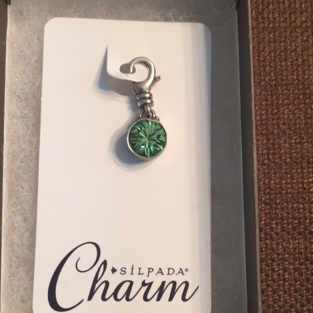 Silpada Sterling Silver and Swarovski Charm